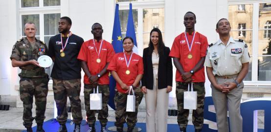 Le RSMA Guyane décroche la 2e place du concours culinaire des 65 ans du SMA à Paris