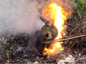 Orpaillage illégal : destructions de sites aurifères au cœur du Parc amazonien de Guyane