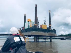 Début des études pour le nouveau pont du Larivot