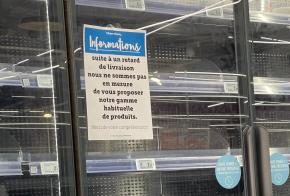 Consommation : certains rayons des supermarchés sont vides