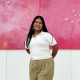 Clarisse Taulewali Da Silva, artiste autochtone de Guyane, diplômée du premier cycle des Beaux-Arts de Paris